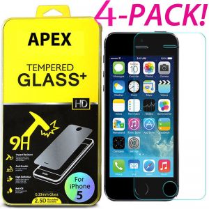 udi's phone items Premium Screen Protector Tempered Glass For iPhone SE 5 6 7 8 Plus X Xs Max XR