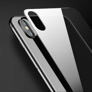 For iPhone X Glass Back Protector Rear glass 9H Tempered glass protective glass